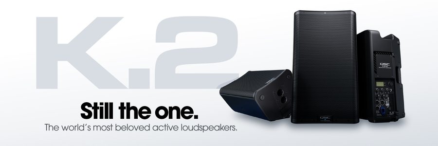 QSC K.2 Series powered loudspeakers